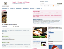 Tablet Screenshot of musicologiahispana.com